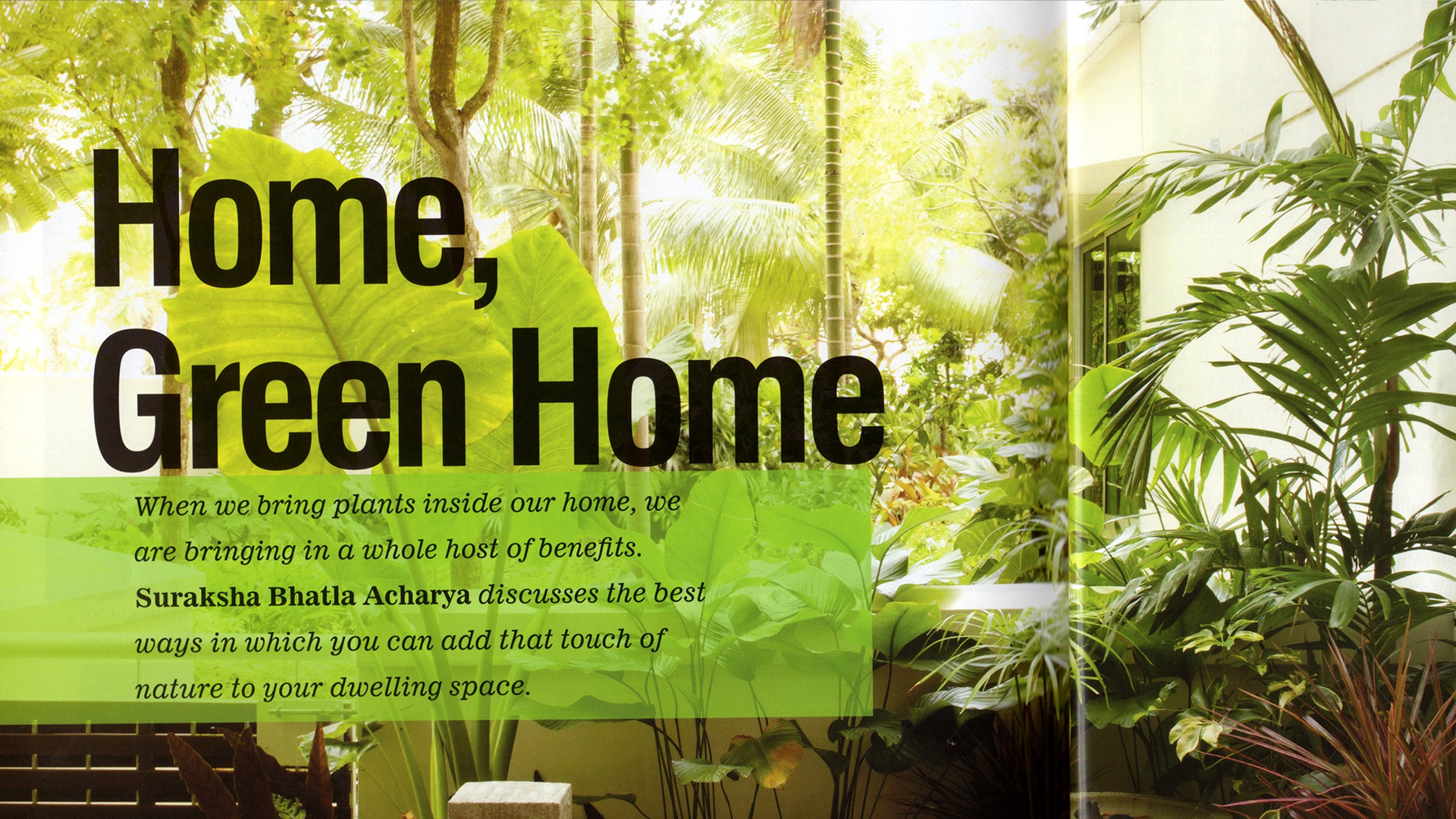 Living Inside Out | Home, Green Home